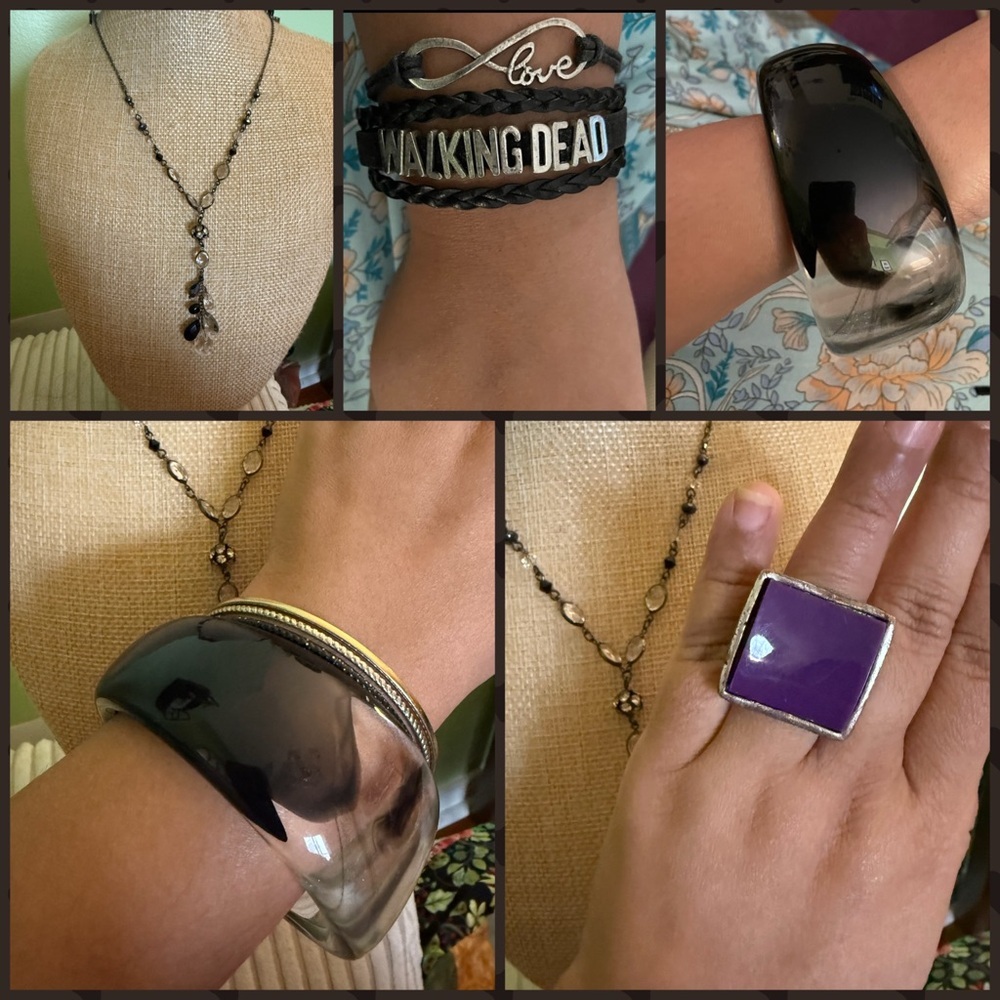 6 Piece Gothic Jewelry lot